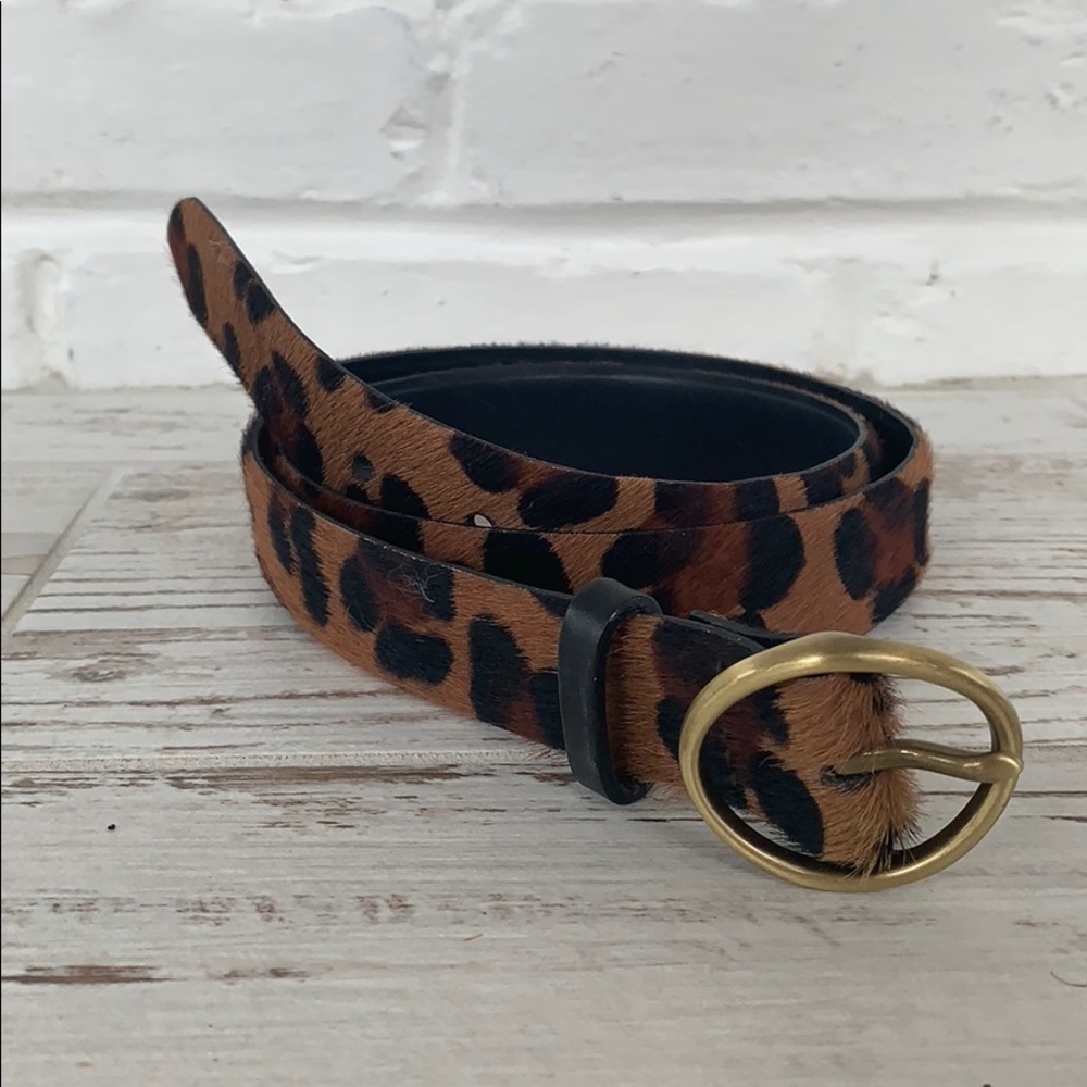Johnston & Murphy Women’s Leopard Belt Sz Small